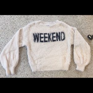American Eagle fuzzy sweater